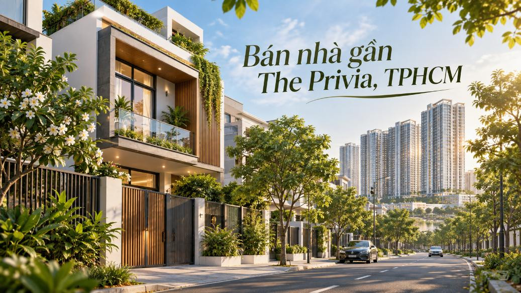 Bán nhà gần The Privia – khu dân cư hiện đại, thuận tiện an cư