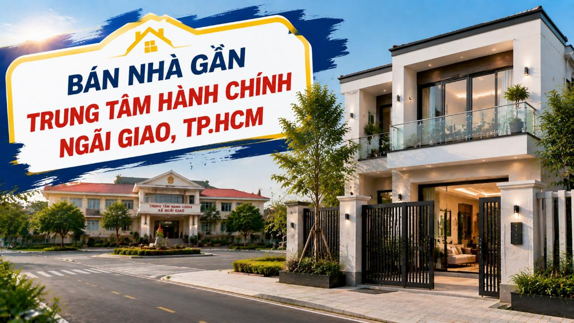 Bán nhà gần Trung tâm hành chính Ngãi Giao, vị trí đẹp