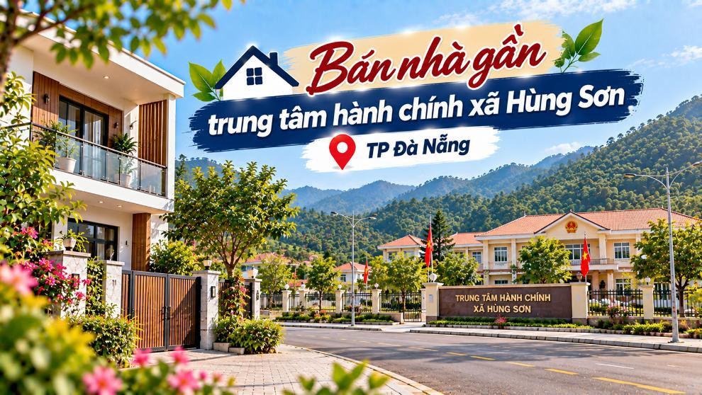Bán nhà gần trung tâm hành chính xã Hùng Sơn – thuận tiện sinh hoạt