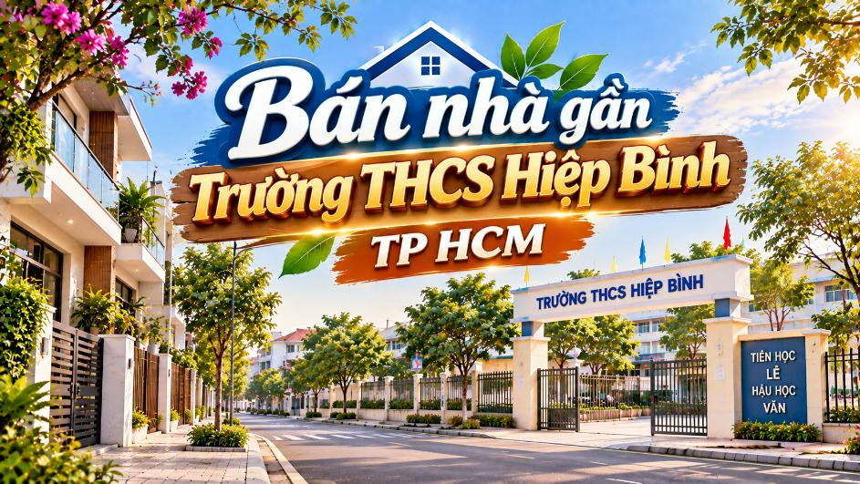 Bán nhà gần Trường THCS Hiệp Bình – tiện đưa đón con, dễ an cư