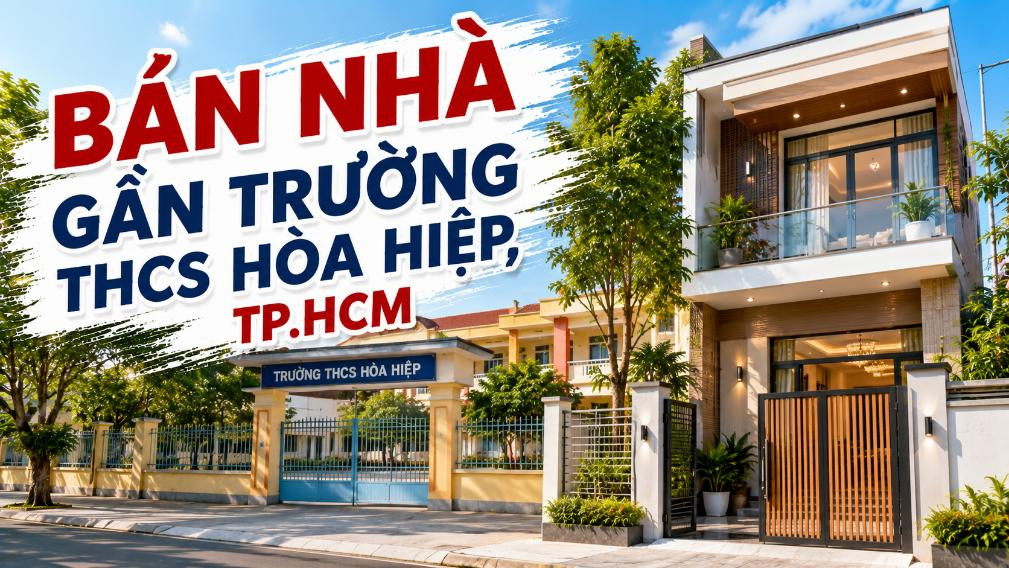 Bán nhà gần Trường THCS Hòa Hiệp, phù hợp gia đình