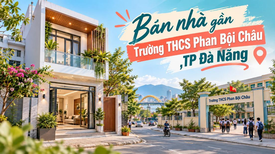 Bán nhà gần Trường THCS Phan Bội Châu, Hiệp Đức – tiện cho gia đình