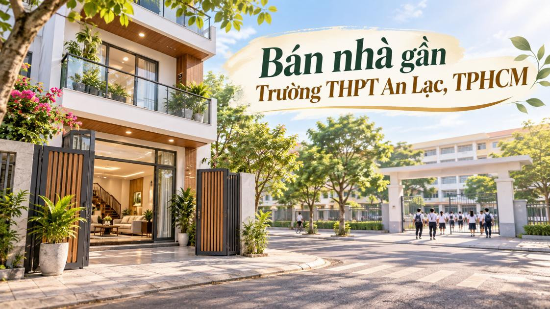 Bán nhà gần Trường THPT An Lạc – khu dân cư thuận tiện, dễ ở