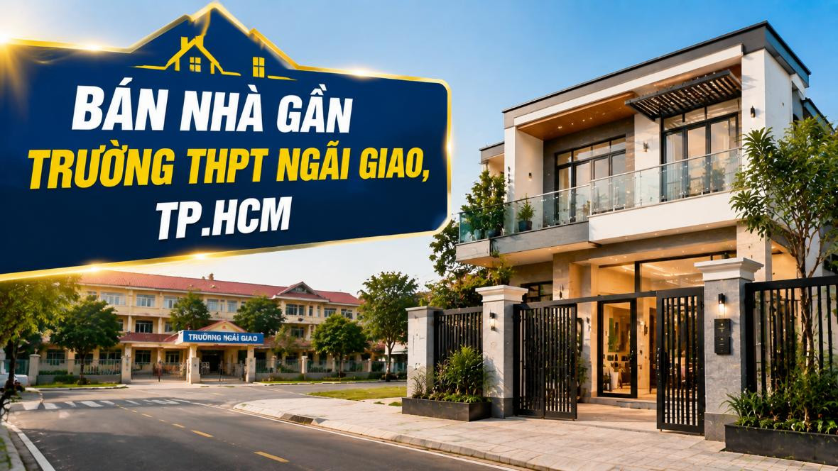 Bán nhà gần Trường THPT Ngãi Giao, phù hợp gia đình