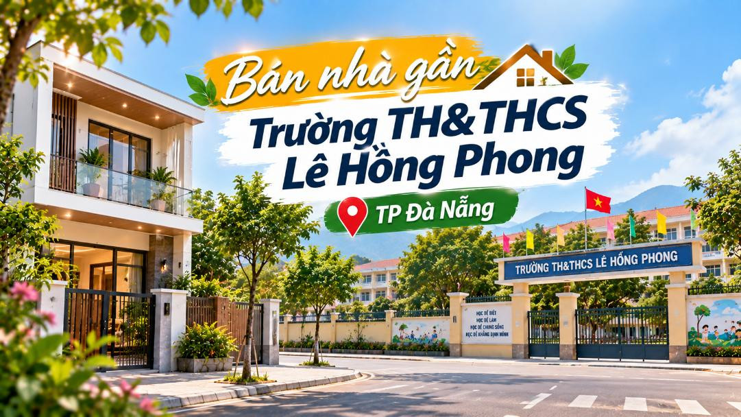 Bán nhà gần Trường TH&THCS Lê Hồng Phong – thuận tiện an cư