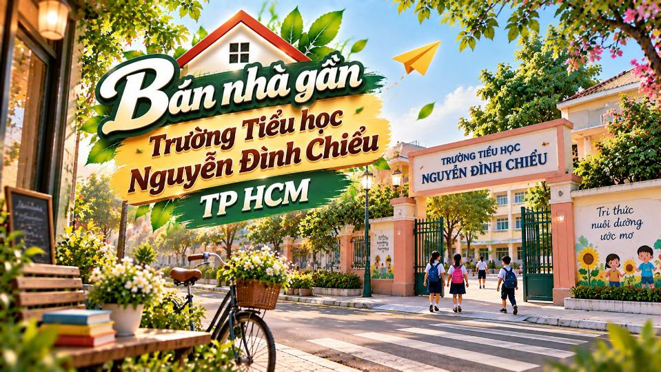 Bán nhà gần Trường Tiểu học Nguyễn Đình Chiểu – thuận tiện cho gia đình