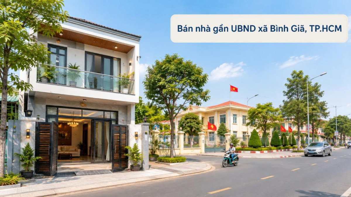 Bán nhà gần UBND xã Bình Giã, thuận tiện sinh sống