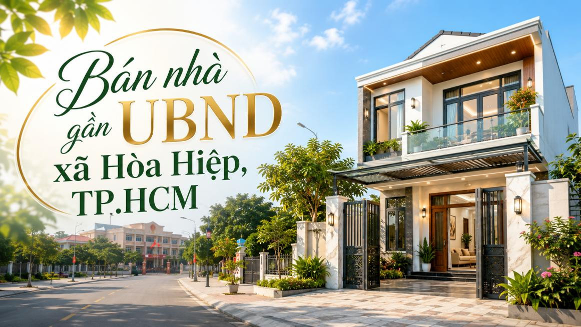 Bán nhà gần UBND xã Hòa Hiệp, thuận tiện sinh sống
