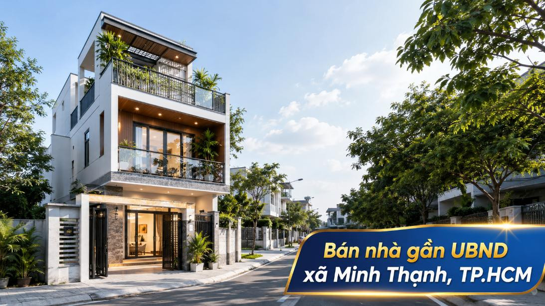Bán nhà gần UBND xã Minh Thạnh, thuận tiện sinh sống