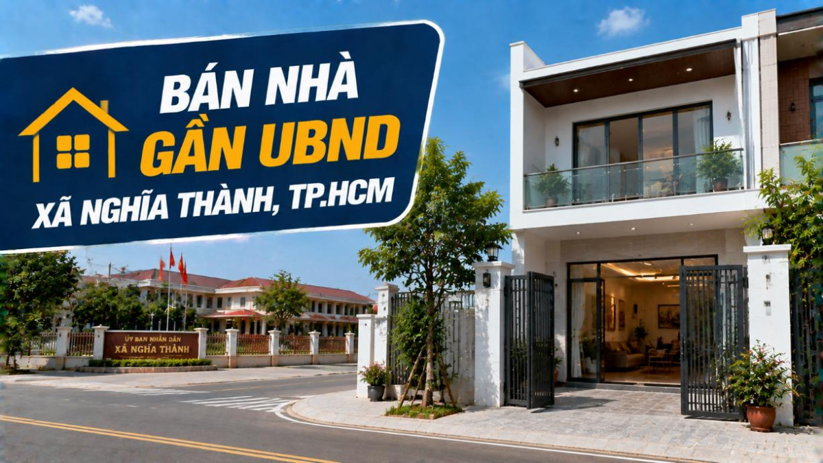 Bán nhà gần UBND xã Nghĩa Thành, thuận tiện sinh sống