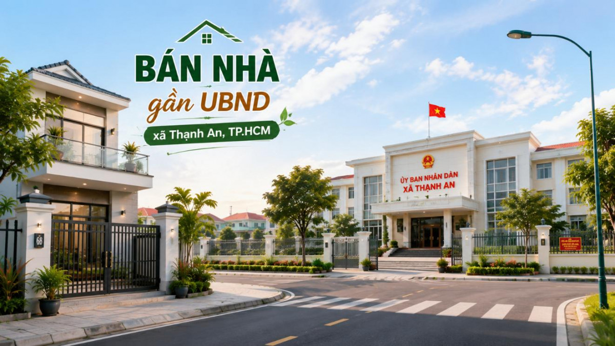 Bán nhà gần UBND xã Thạnh An, thuận tiện sinh hoạt hằng ngày