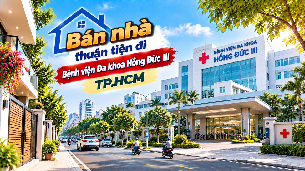 Bán nhà Hạnh Thông thuận tiện đi Bệnh viện Hồng Đức III