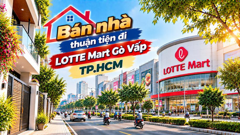 Bán nhà Hạnh Thông thuận tiện đi LOTTE Mart Gò Vấp