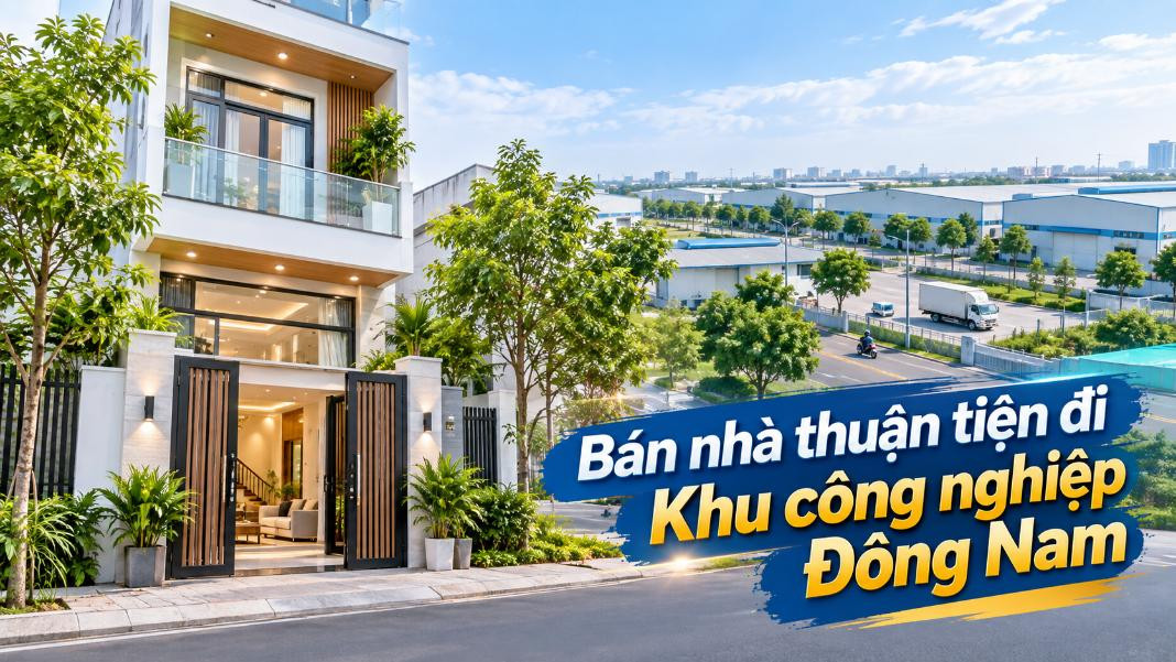 Bán nhà Hóc Môn thuận tiện đi Khu công nghiệp Đông Nam