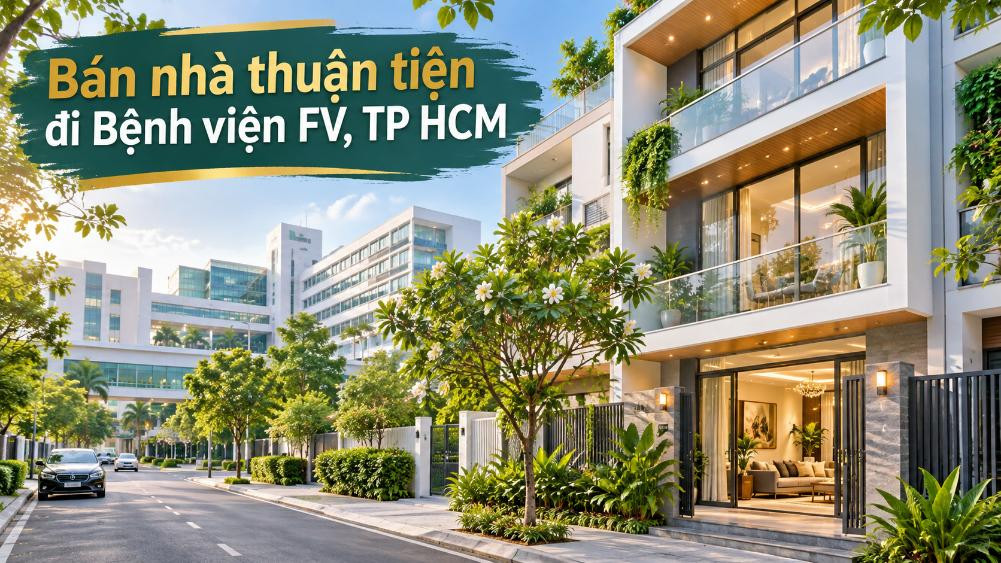 Bán nhà Khánh Hội thuận tiện đi Bệnh viện FV