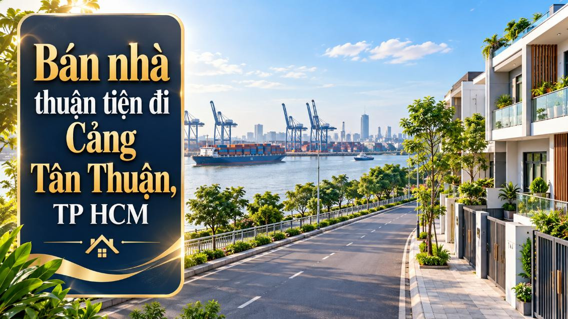Bán nhà Khánh Hội thuận tiện đi Cảng Tân Thuận