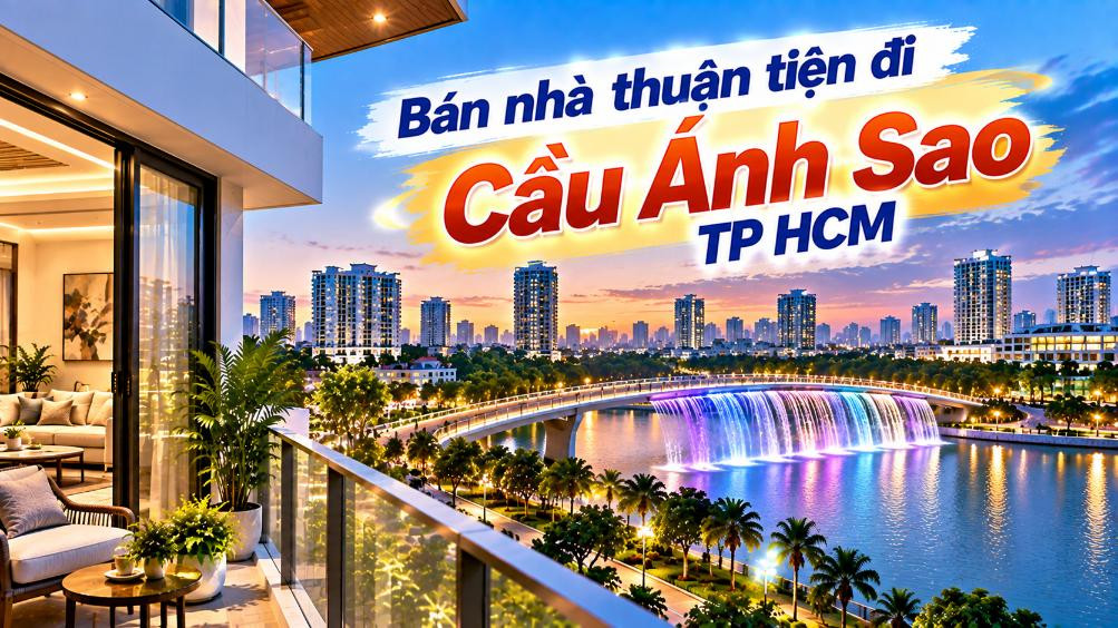 Bán nhà Khánh Hội thuận tiện đi Cầu Ánh Sao, kết nối Phú Mỹ Hưng