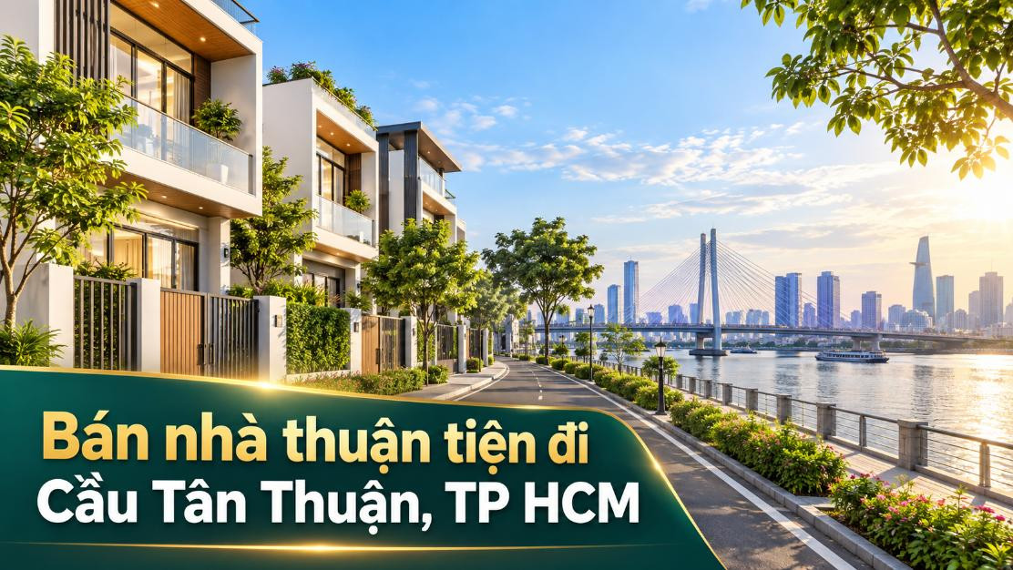 Bán nhà Khánh Hội thuận tiện đi Cầu Tân Thuận, kết nối khu Nam