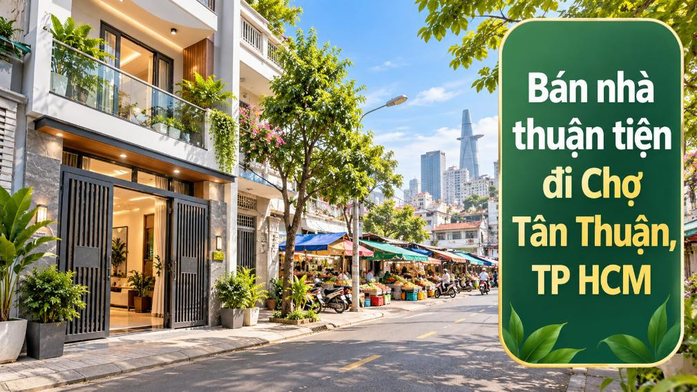 Bán nhà Khánh Hội thuận tiện đi Chợ Tân Thuận, tiện kinh doanh