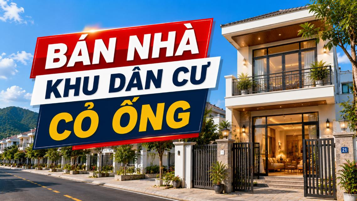 Bán nhà khu dân cư Cỏ Ống, gần Sân bay Côn Đảo