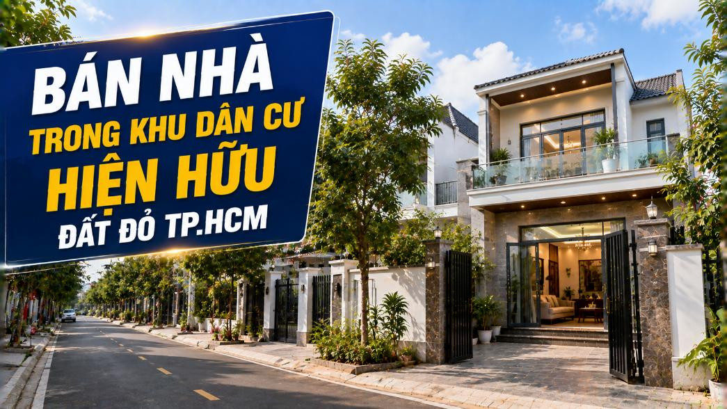 Bán nhà khu dân cư hiện hữu Đất Đỏ, thuận tiện an cư