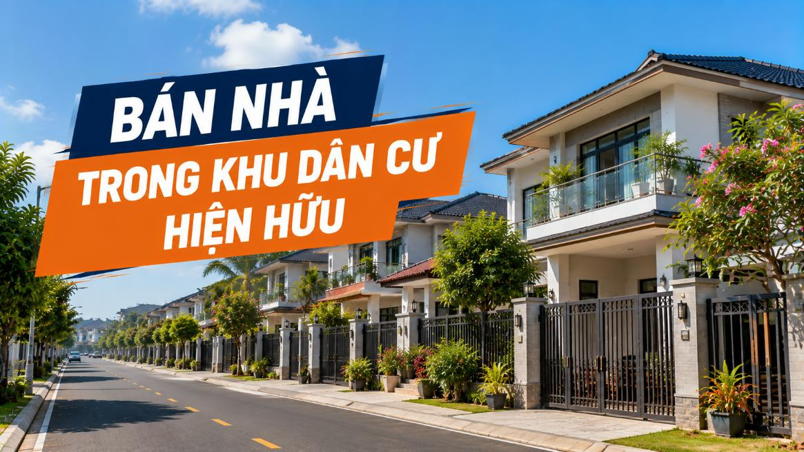 Bán nhà khu dân cư hiện hữu Hồ Tràm, thuận tiện sinh sống