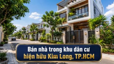 Bán nhà khu dân cư hiện hữu Kim Long, thuận tiện an cư