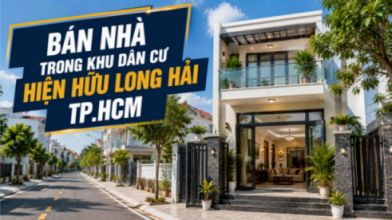Bán nhà khu dân cư hiện hữu Long Hải, thuận tiện an cư