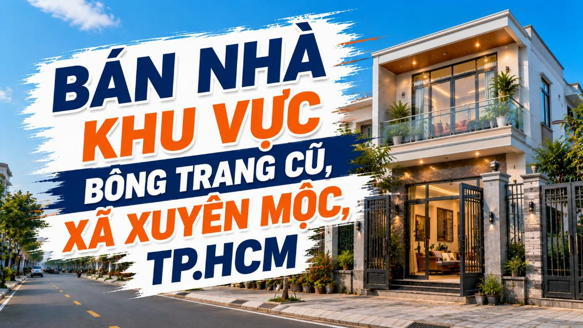 Bán nhà khu vực Bông Trang cũ, xã Xuyên Mộc