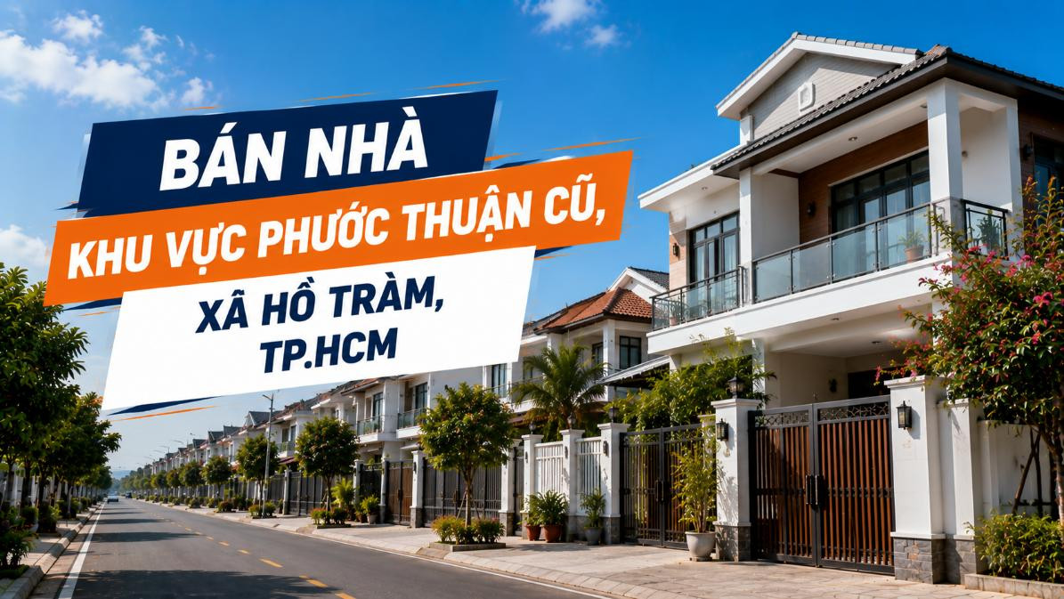 Bán nhà khu vực Phước Thuận cũ, thuận tiện đi biển Hồ Tràm