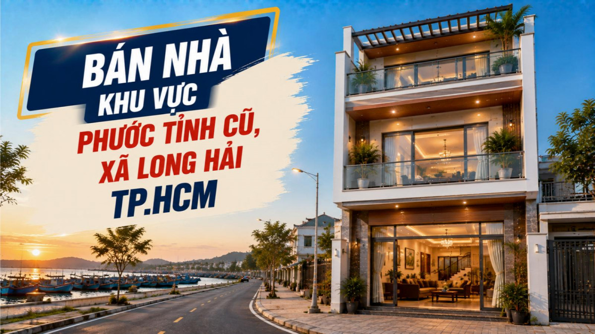Bán nhà khu vực Phước Tỉnh cũ, xã Long Hải