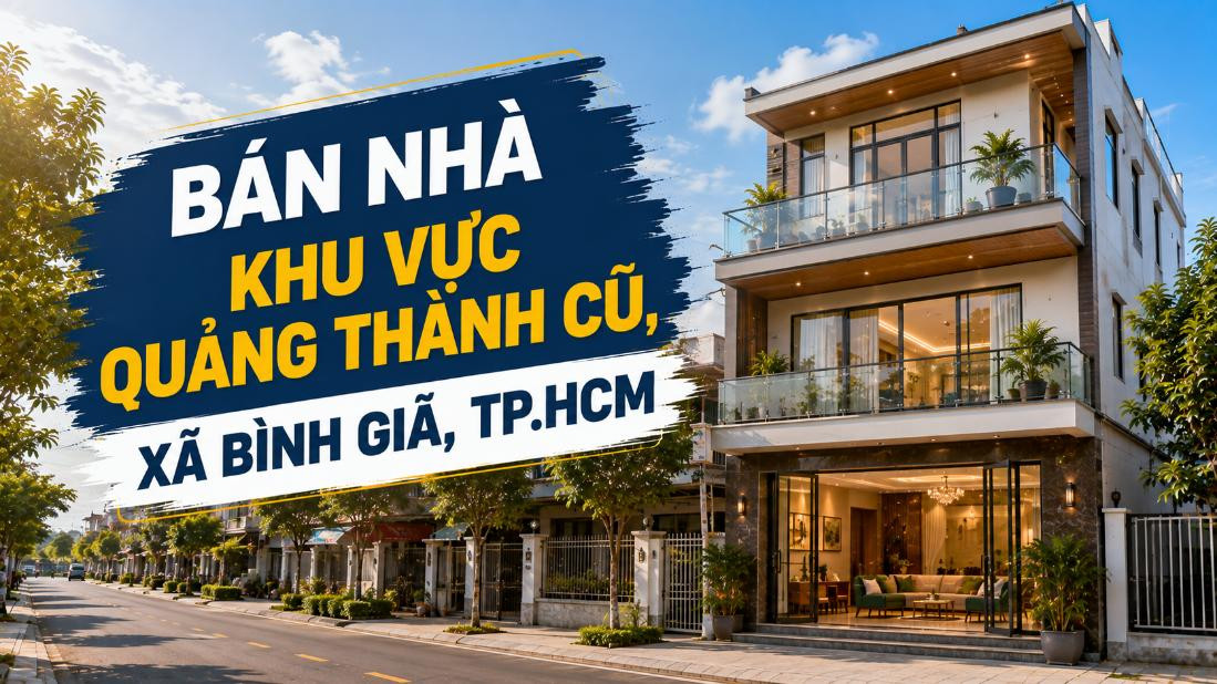 Bán nhà khu vực Quảng Thành cũ, xã Bình Giã