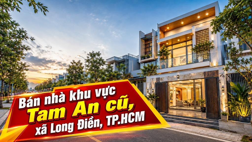 Bán nhà khu vực Tam An cũ, xã Long Điền