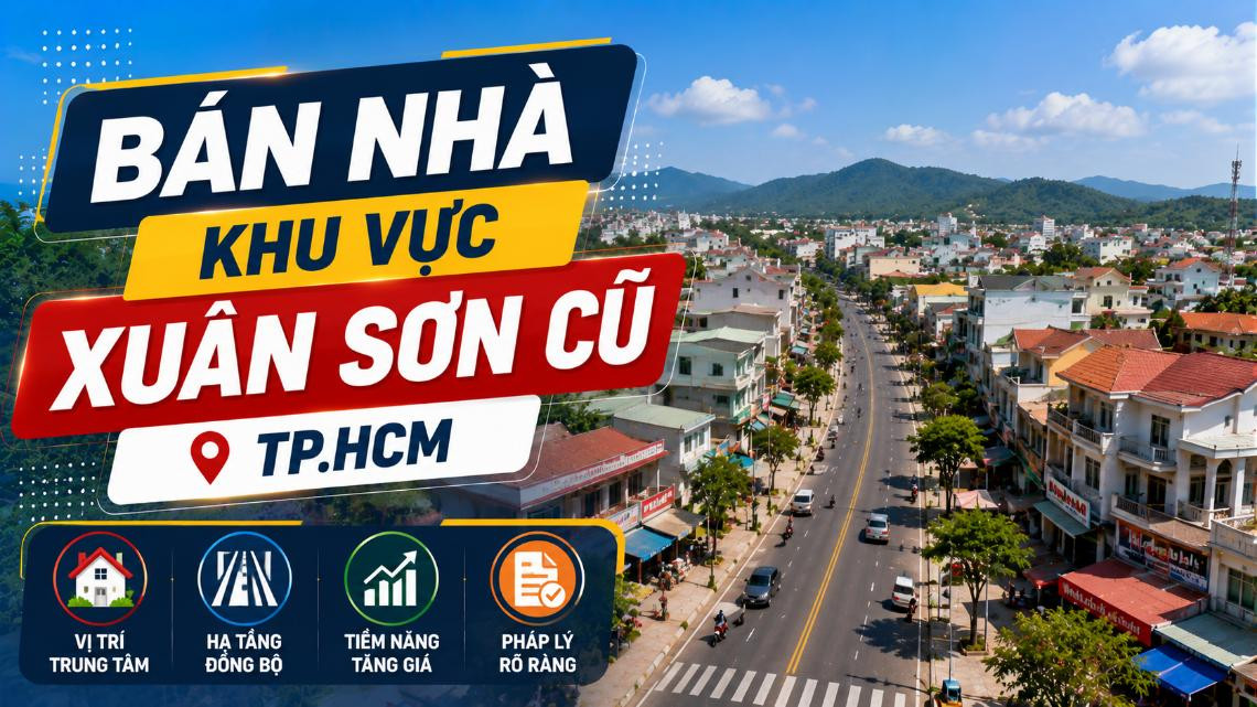 Bán nhà khu vực Xuân Sơn cũ, phù hợp nhu cầu ở thực