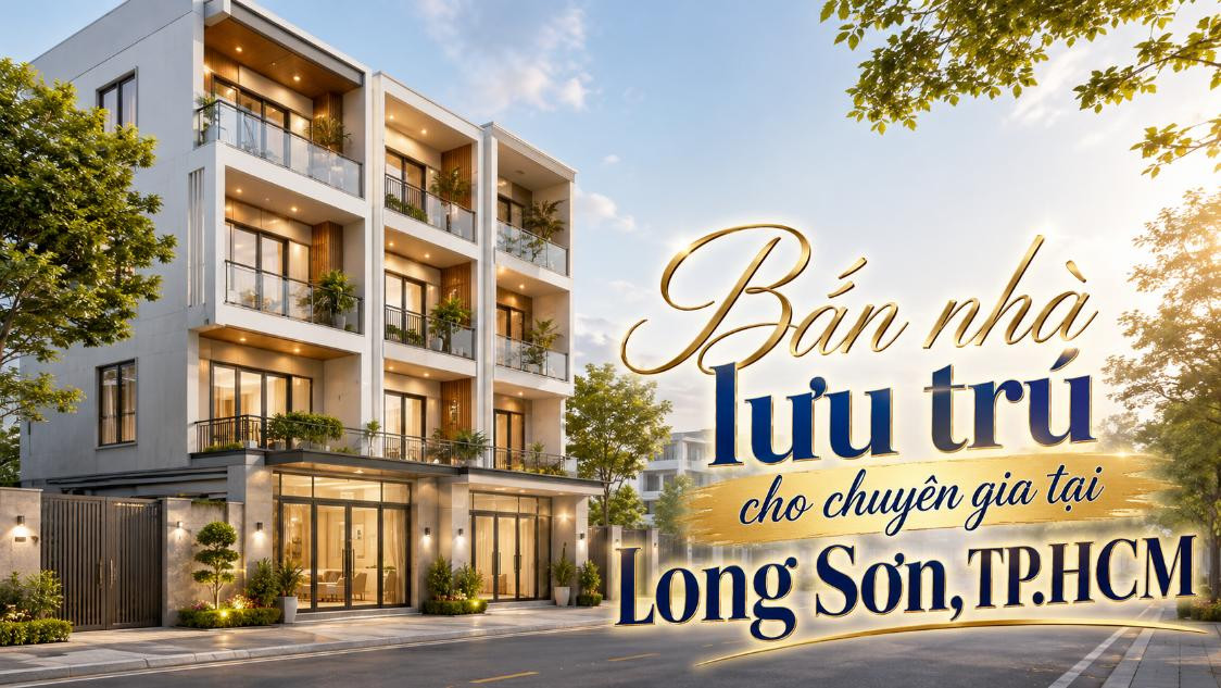 Bán nhà lưu trú cho chuyên gia tại Long Sơn, khai thác ổn định
