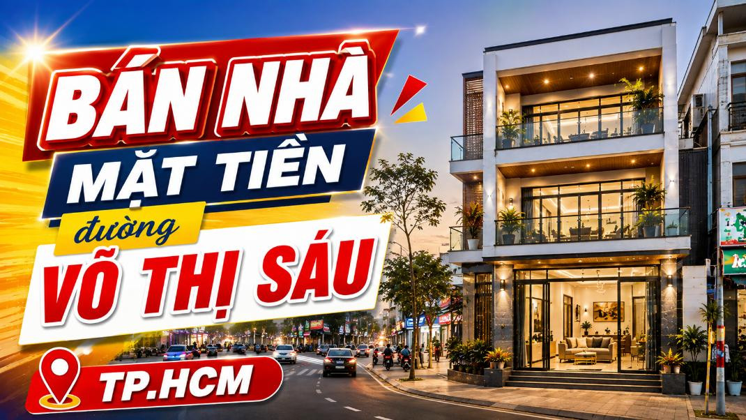 Bán nhà mặt tiền đường Võ Thị Sáu, vị trí dễ kinh doanh ở Long Điền