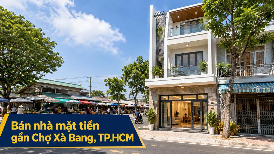 Bán nhà mặt tiền gần Chợ Xà Bang, dễ khai thác kinh doanh