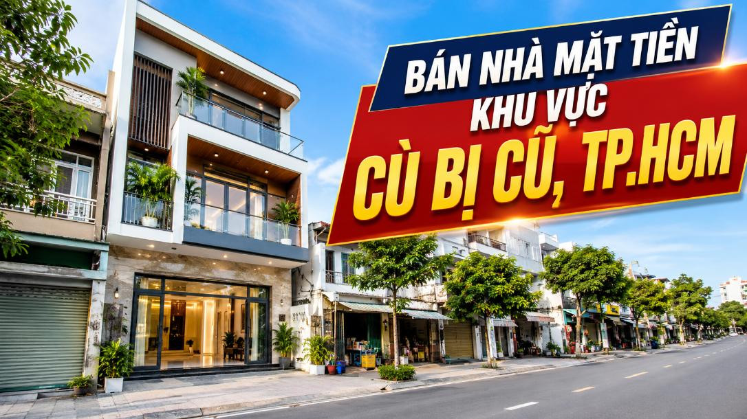 Bán nhà mặt tiền khu vực Cù Bị cũ, xã Châu Đức