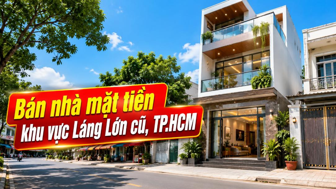 Bán nhà mặt tiền khu vực Láng Lớn cũ, xã Kim Long
