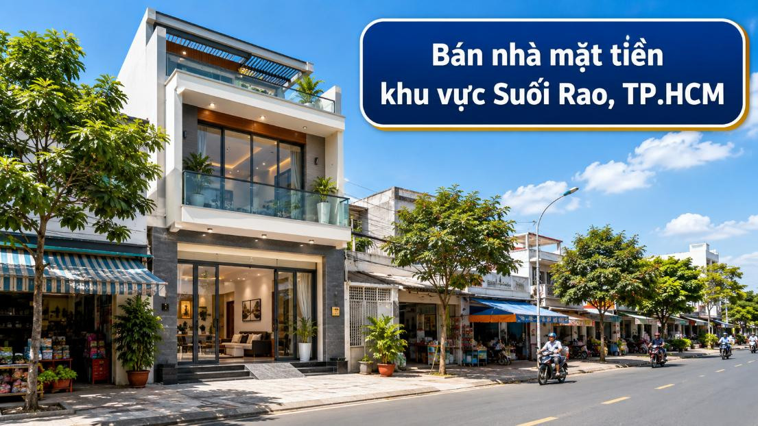 Bán nhà mặt tiền khu vực Suối Rao cũ, xã Xuân Sơn