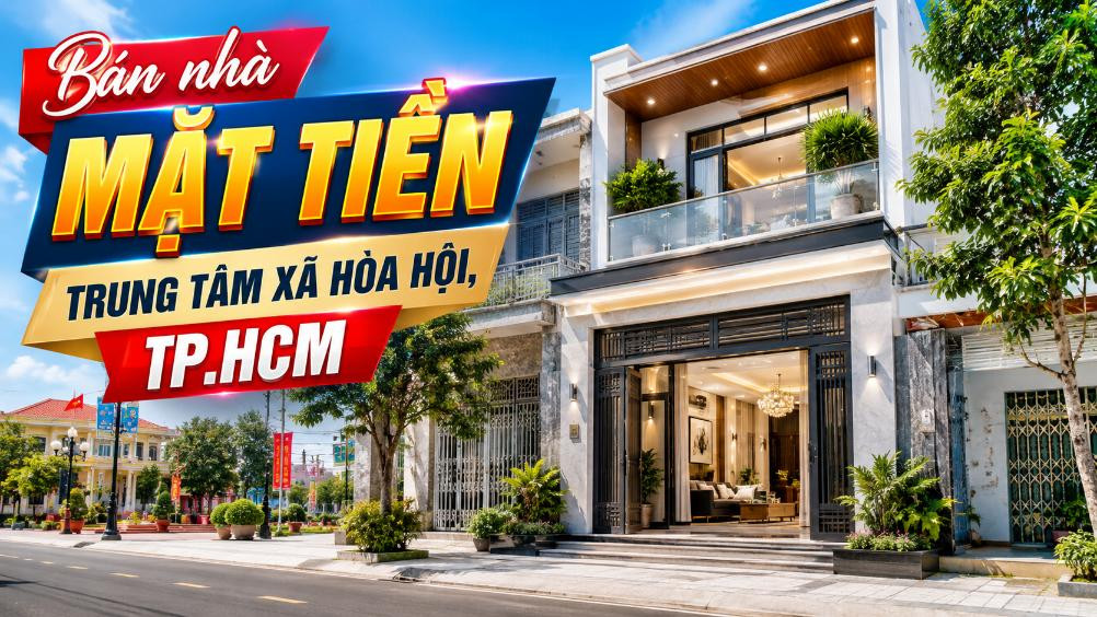 Bán nhà mặt tiền trung tâm Hòa Hội, thuận lợi kinh doanh