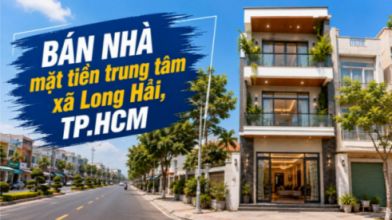 Bán nhà mặt tiền trung tâm Long Hải, thuận lợi kinh doanh
