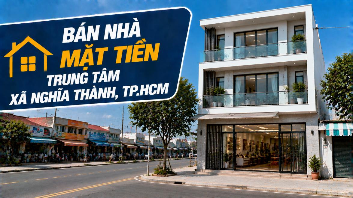 Bán nhà mặt tiền trung tâm Nghĩa Thành, thuận lợi kinh doanh