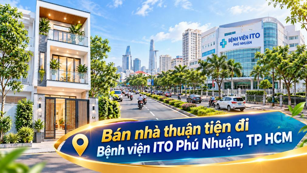Bán nhà Nhiêu Lộc thuận tiện đi Bệnh viện ITO Phú Nhuận