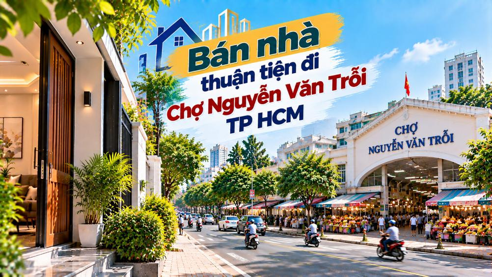 Bán nhà Nhiêu Lộc thuận tiện đi Chợ Nguyễn Văn Trỗi