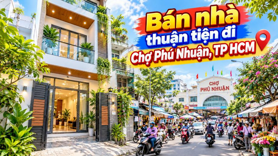 Bán nhà Nhiêu Lộc thuận tiện đi Chợ Phú Nhuận, tiện kinh doanh