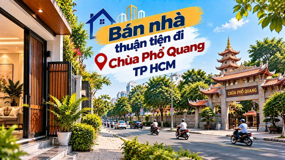Bán nhà Nhiêu Lộc thuận tiện đi Chùa Phổ Quang