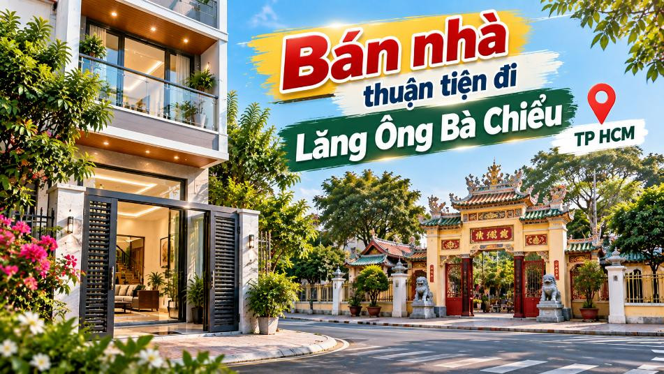 Bán nhà Nhiêu Lộc thuận tiện đi Lăng Ông Bà Chiểu