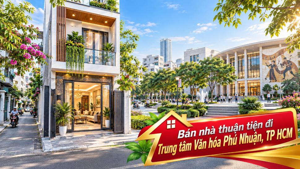 Bán nhà Nhiêu Lộc thuận tiện đi Trung tâm Văn hóa Phú Nhuận