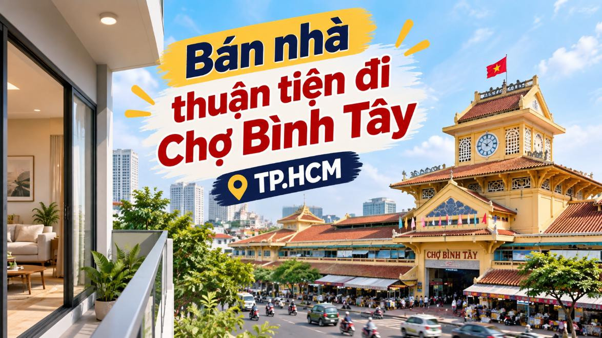 Bán nhà Phú Định thuận tiện đi Chợ Bình Tây, tiện giao thương